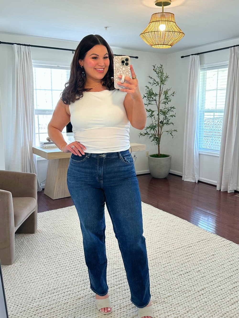 torrid Dark Blue Straight Leg Jeans